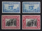 CKStamps: US Stamps Collection Scott#650 Mint 1NH 1H OG #651 NH OG