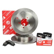 Bremsscheiben + Bremsbeläge hinten für CITROËN C-CROSSER; MITSUBISHI; PEUGEOT