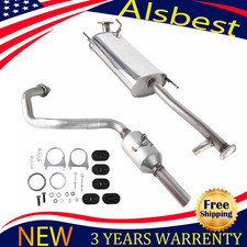 Stainless Steel Exhaust Muffler Tailpipe System Kit For 2003-2009 4runner 4.0l