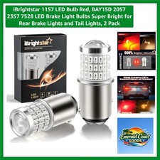 Ultimate Brightness 1157 Led Bulb Set - Red 2 Pack Long Lasting Reliable