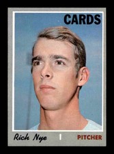 1970 Topps #139 Rich Nye   EX/EX+ X3666593