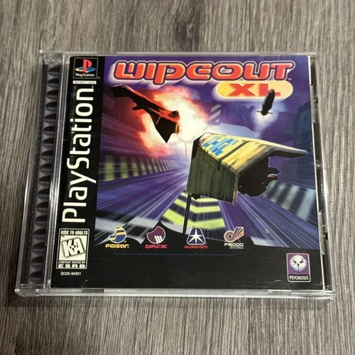 Wipeout XL (Sony PlayStation 1, 1996) Complete W/ Manual Tested Working