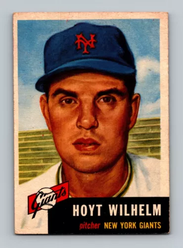 1953 Topps #151 Hoyt Wilhelm VGEX-EX Vintage Baseball Card