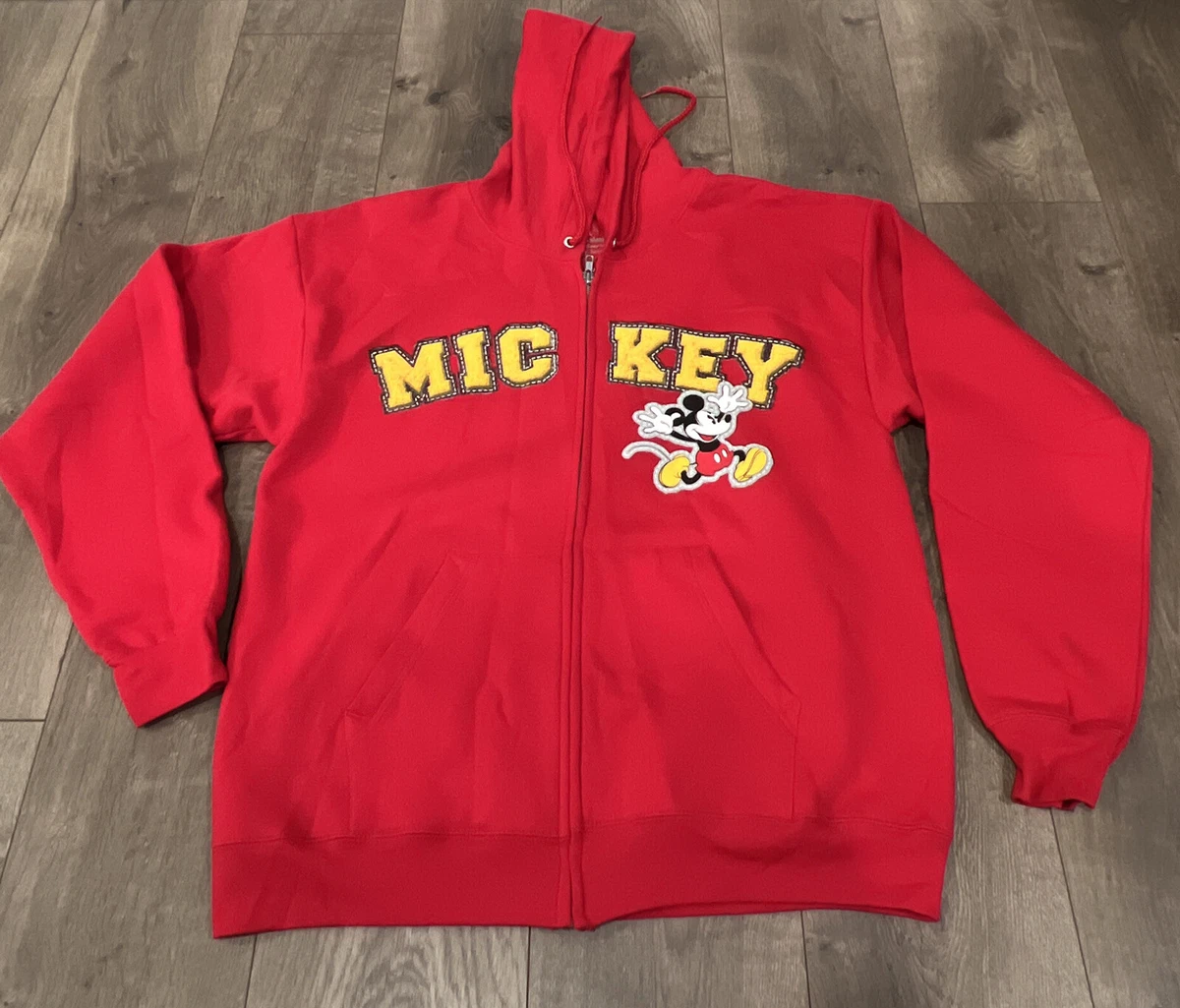 Red disney online hoodie