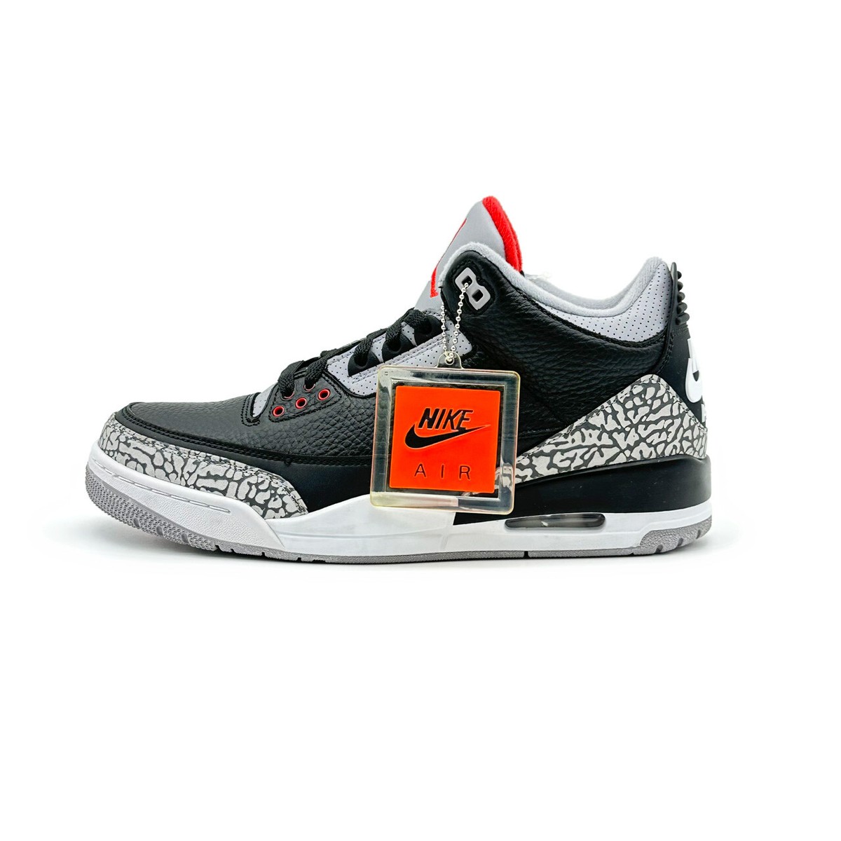 854262-001 Nike Air Jordan 3 Retro OG Black Cement Grey 854262-001 Nike Air Jordan 3 Retro OG Black Cement Grey