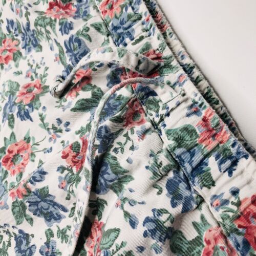 VTG 90s Floral Denim High Waisted Jean Shorts Jorts Size 18/20 Mary Engelbreit - Picture 3 of 16
