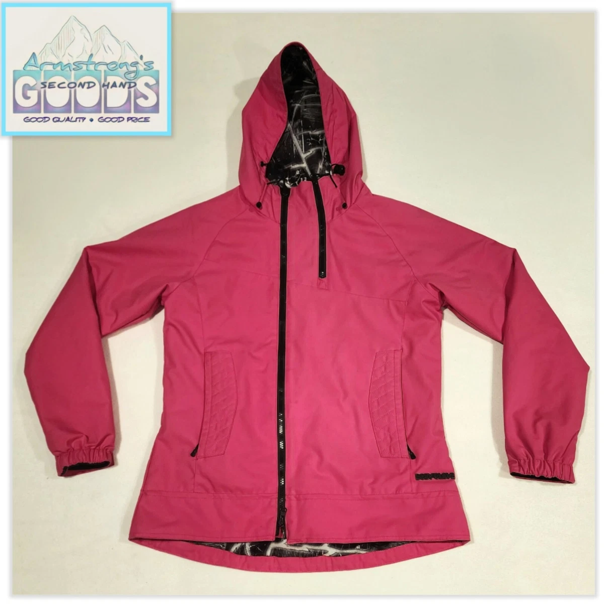 Ladies pink waterproof hot sale jacket