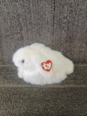 Ty Beanie Baby – Nibble The Bunny, Kuscheliges Hasen-Plüschtier Für Kinder Ab 3 Jahren