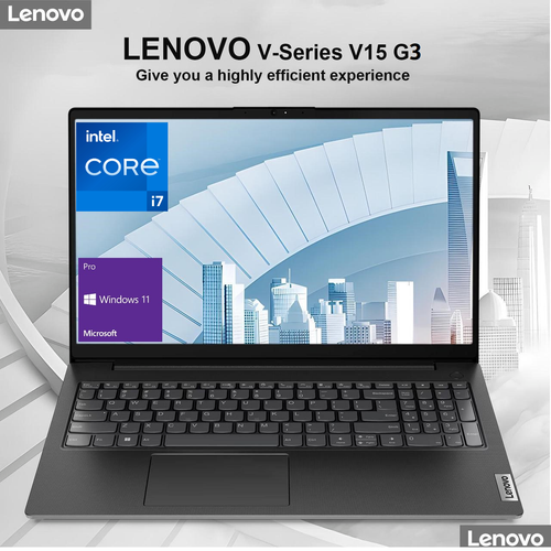 New Lenovo V15 15.6" FHD Intel Core i7-1255U 16GB 512gb PCIe SSD Win 11Pro