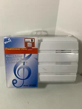Wired Door Chime Traditional Decor Sound B Factory Sealed White, Chimes 2 Notes!
