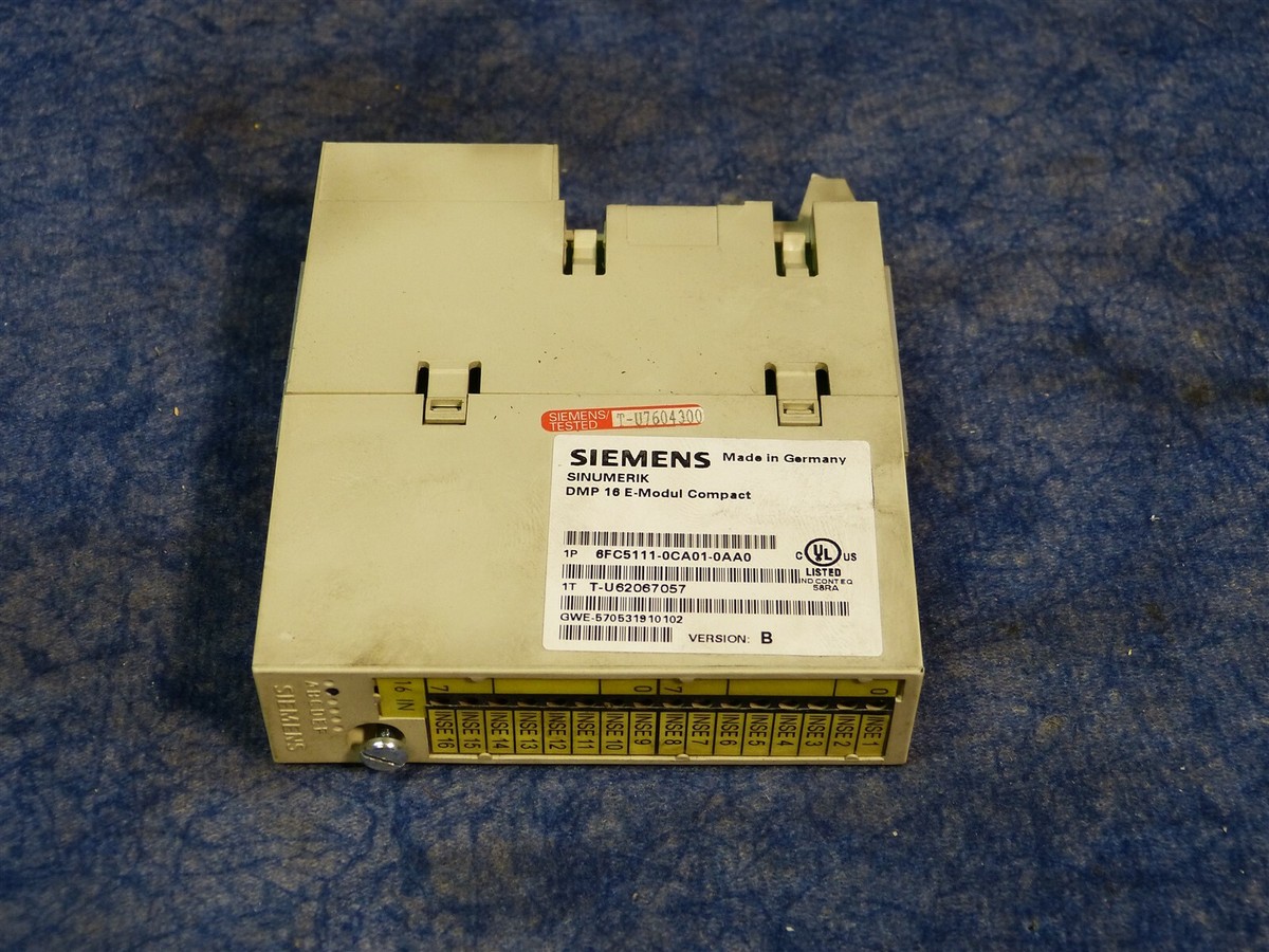 Siemens 6FC5111-0CA01-0AAD Sinumerik DMP 16 E Module Compact Siemens 6FC5111-0CA01-0AAD Sinumerik DMP 16 E Module Compact