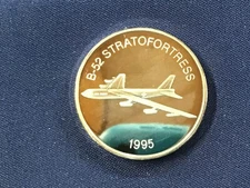 1995 Boeing B-52 Stratofortress Employees' Coin Club silver medal   B0757