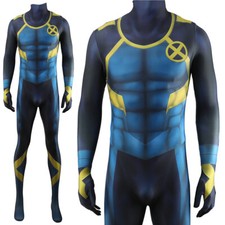 The Cyclops Jumpsuit Superhero X-Men Cosplay Bodysuit Costume Halloween Party