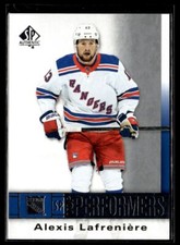 2020-21 SP Authentic Top Performers Alexis Lafreniere New York Rangers #TP-AL