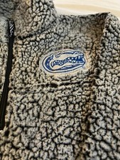 Florida Gators Sherpa Pullover Jacket Medium Quarter Zip Boxercraft U Of Florida
