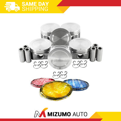 Pistons w/ Rings fit Fits 99-04 Chrysler 3.5L V6 SOHC 24v