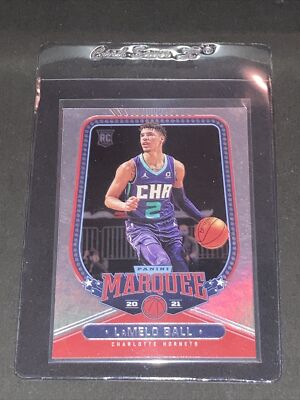 2020-21 LaMELO BALL Panini Chronicles Marquee Rookie Card RC #266 Hornets NBA