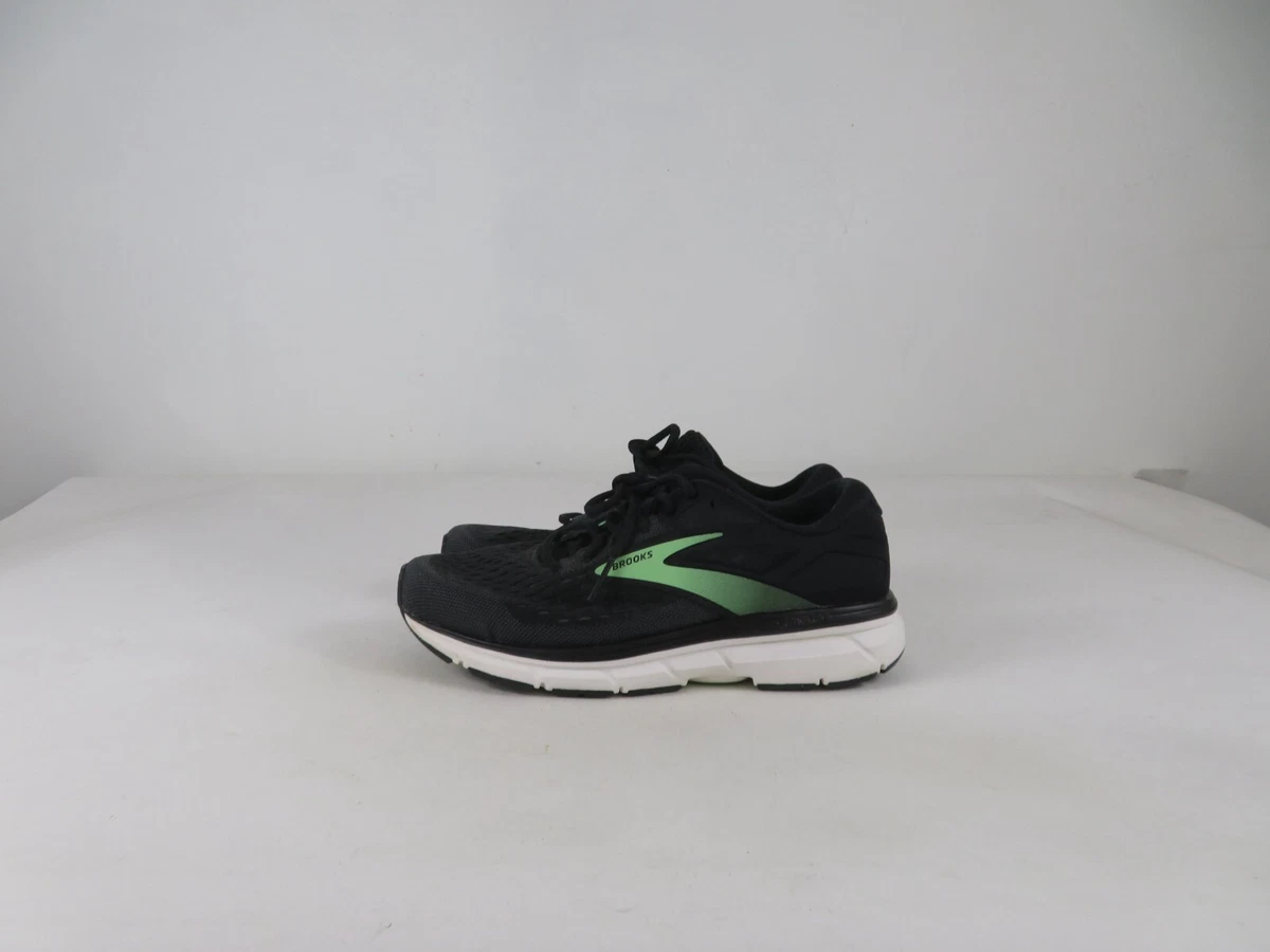 Brooks Dyad 11 Womens 9.5 Wide Shoes Black Green Running Walking