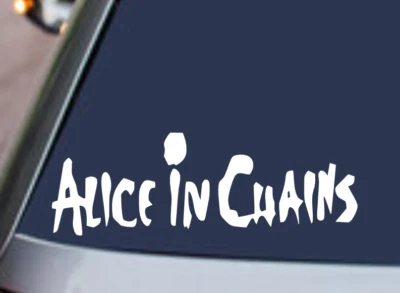 ORACAL ALICE IN CHAINS Vinyl Decal Sticker Car Rear Window Bumper ROCK MUSIC BAND LOGO