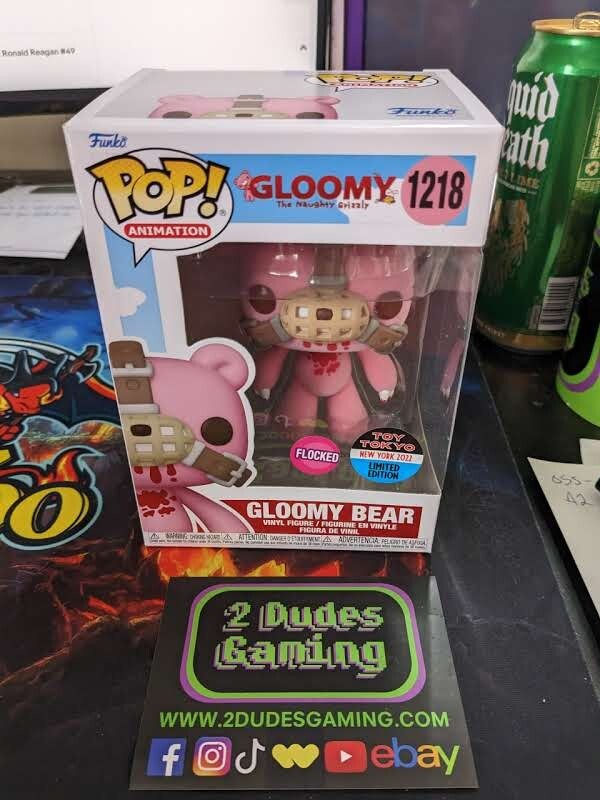 Os5 New York Comic Con 2022 - Oso Sombrío (Flocked) #1218 Daños + Protector