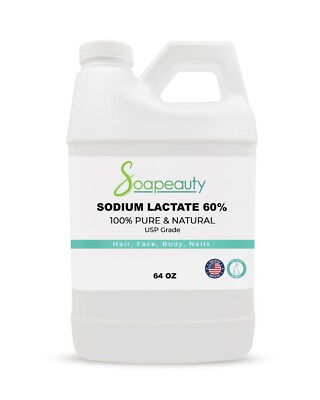 SODIUM LACTATE 60% USP Pure Natural Preservative 64 fl oz