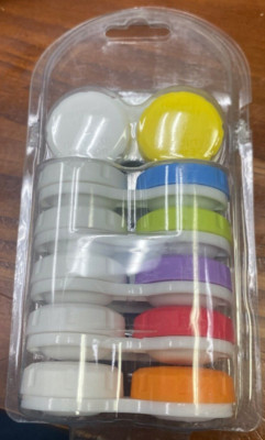 Eye Care Contact Lens Cases One Pack of 6