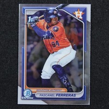2024 Bowman Chrome - Pascanel Ferreras - 1st Bowman - #BCP-240 - Houston Astros