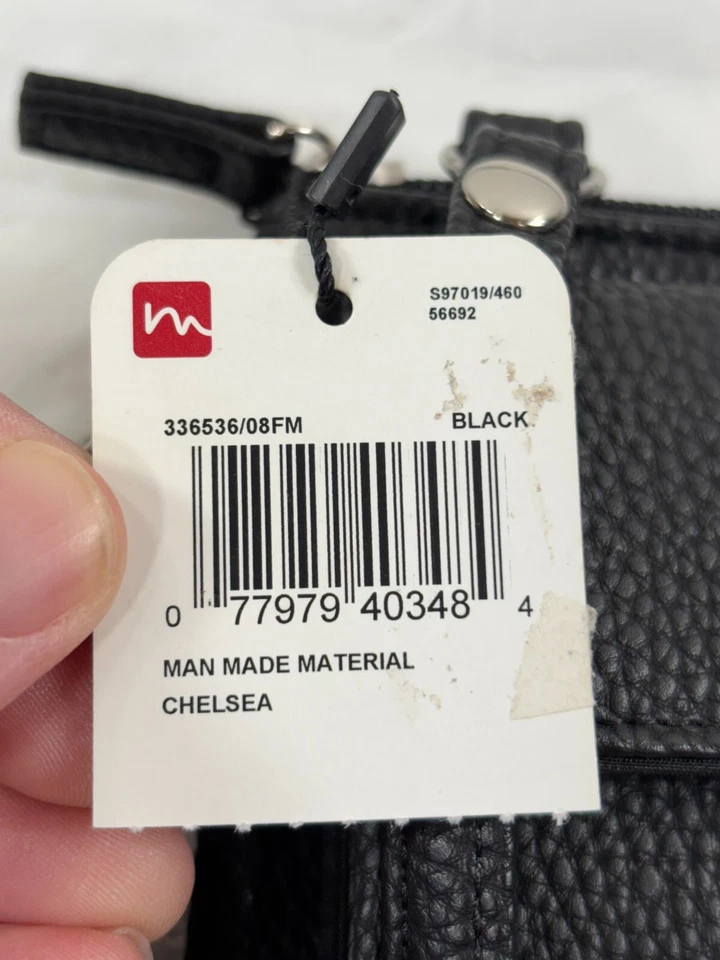 Mundi Chelsea Bandolera Negra Pulsera Nueva Foto 2 de 4