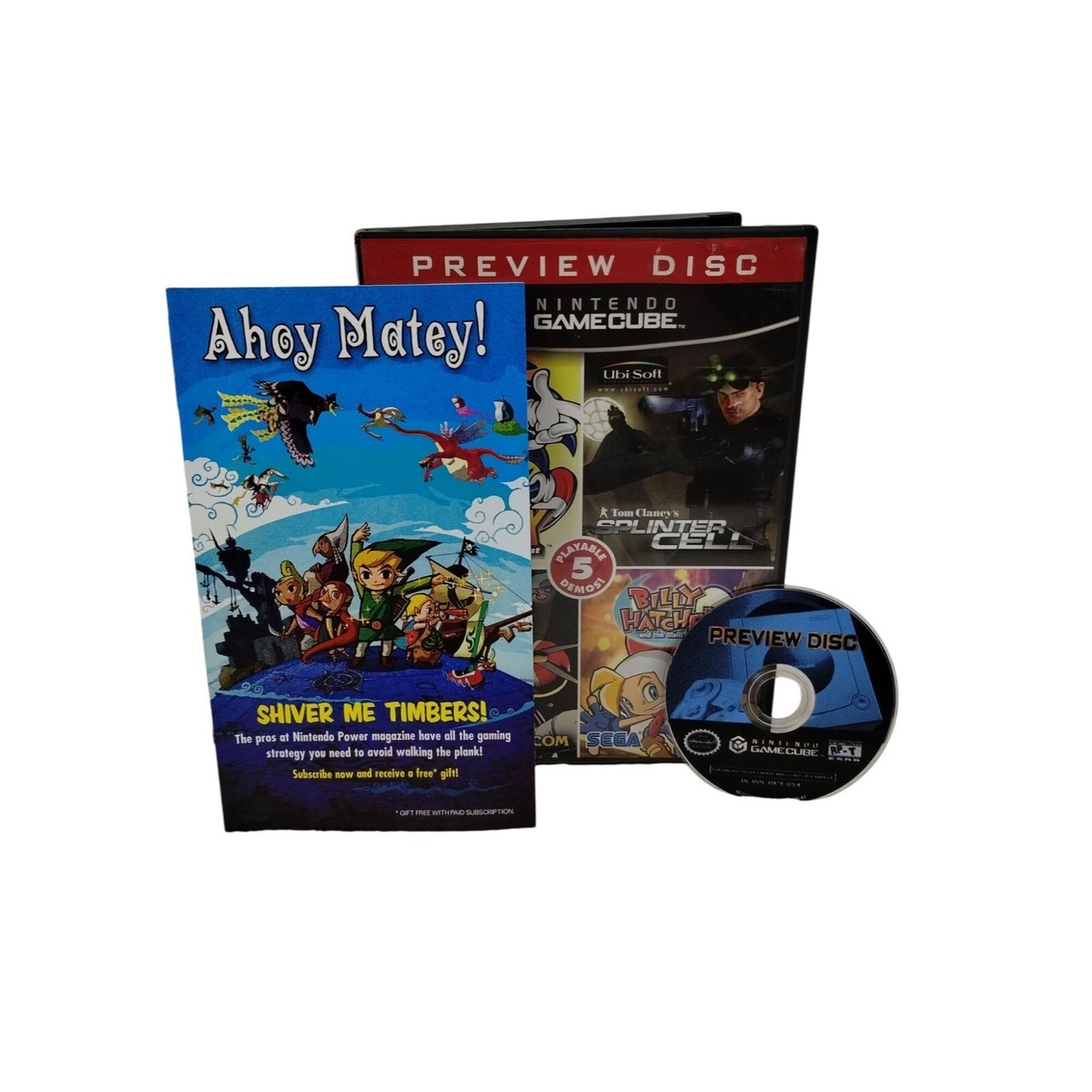 Nintendo GameCube Preview Disc Complete | Sonic Zelda Splinter