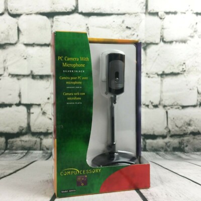 Compucessory 40910 Webcam PC Camera  with Microphone / USB Interface 