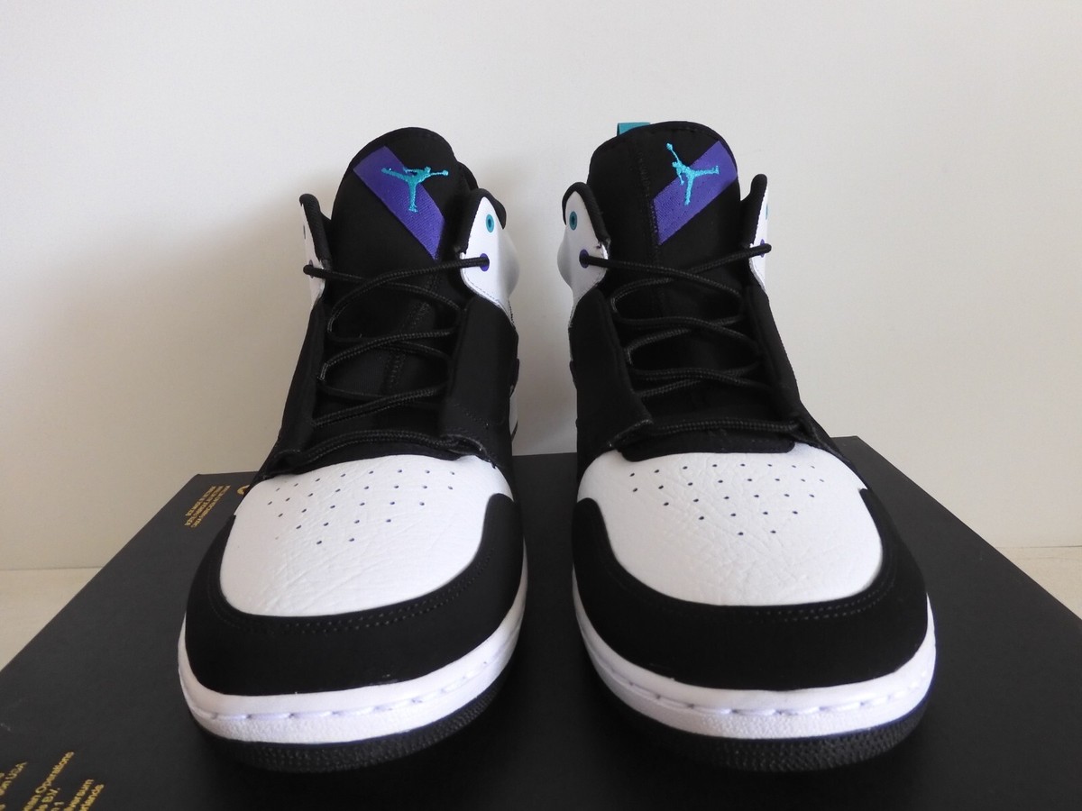 NIKE AIR JORDAN FADEAWAY BLACK-TURBO GREEN-WHITE SZ 15 [AO1329-035