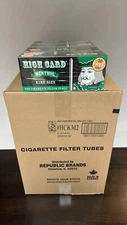 High Card Menthol King Size RYO Cigarette Tubes - Full Case (10000 Tubes)