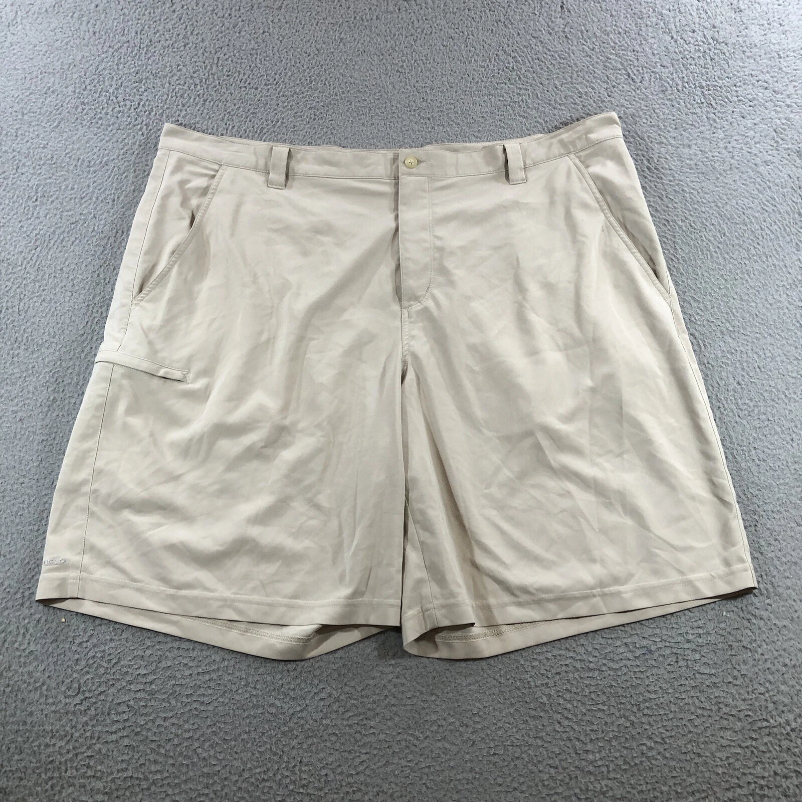Columbia Pfg Shorts 44 Beige Fishing Hiking Camping Outdoors