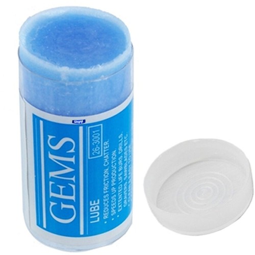 GEMS Cut Lube Jewelers Cutting Lubricant Blue Wax for Saw Blades Burs Drawing - Picture 8 of 9