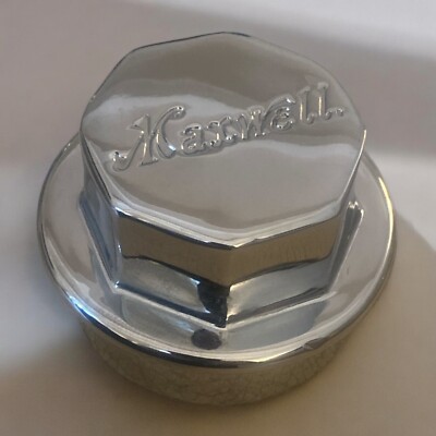 Maxwell Threaded Hubcap 1925 or Earlier Chrome Plated Brass Original Axle Cap