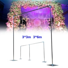 Professional Backdrop Stand Pipe Kit 10'x10'/10'x 20' Heavy Duty Background Pipe