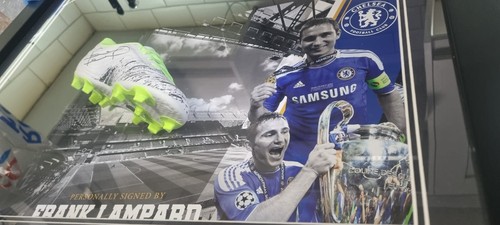 Frank Lampard Signed & Framed Boot Chelsea FC - Picture 3 of 4