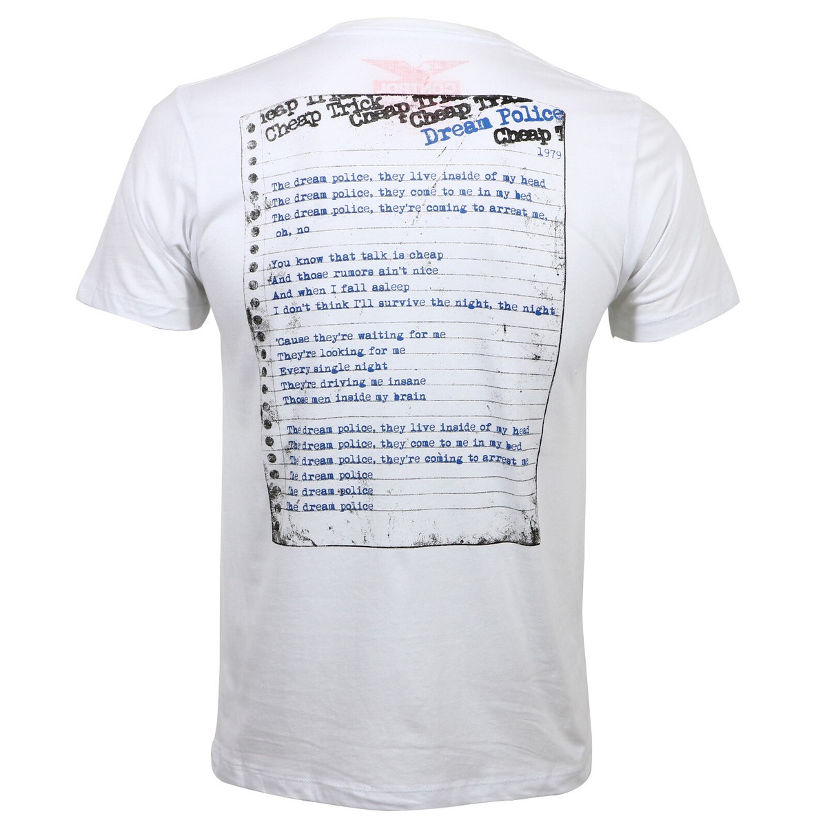 Authentic CHEAP TRICK Dream Police Slim Fit T-Shirt White M NEW | eBay