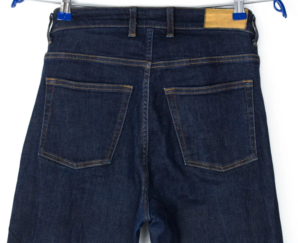 J.LINDEBERG Mujeres Grete High Raw Slim Stretch Jeans Talla W29 L30 - Imagen 4 de 4