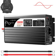 CNSWIPOWER 1500W (picco 3000W) Inverter di potenza a onda sinusoidale pura DC 12