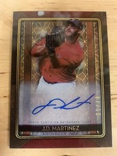 2020 Topps Tribute JD Martinez Auto Iconic Perspectives 7/10 Red!! Red Sox