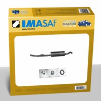Imasaf ESD Auspuff Endtopf für BMW 5Er E34 Limo/Touring524Td/525Td/525Tds O. Kat