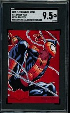 2015 Fleer Ultra Marvel Retro Spider-Man Red Precious Metal Gem PMG /100 SGC 9.5
