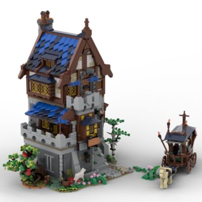 MOC-118869 Medieval Castle Fortress 3151+ Pieces Good Quality and Brand New