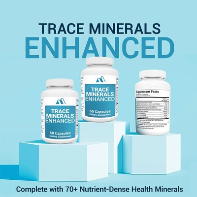 Trace Minerals Contains Over 70 Mineral Complexes and 10 Milligrams of Zinc