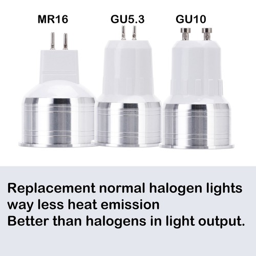 Mini GU10 MR16 LED Spotlight Bulbs 3W 110V 220V 12V Light Lamp Energy Saving RP - Picture 2 of 15