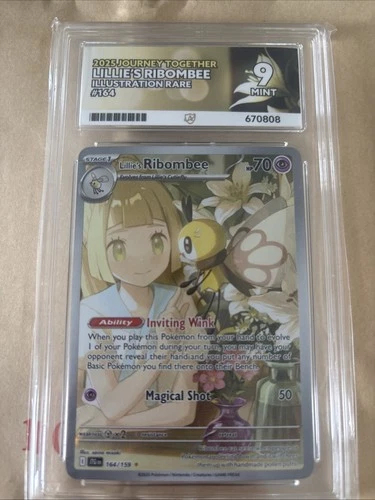 Pokemon TCG 2025 Journey Together Lillies Ribombee 164/159 Ace 9