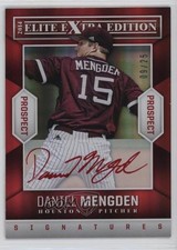 2014 Panini Elite Extra Edition Prospects Red Ink 9/25 Daniel Mengden Auto un2