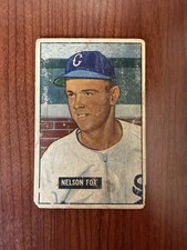 1951 Bowman Nellie Fox high series #232 Rookie Card (RC). rookie card picture