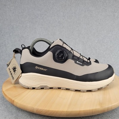 Icebug Haze RB9X GTX Sneakers Women 8.5 Beige Black Waterproof BOA Trail Shoes
